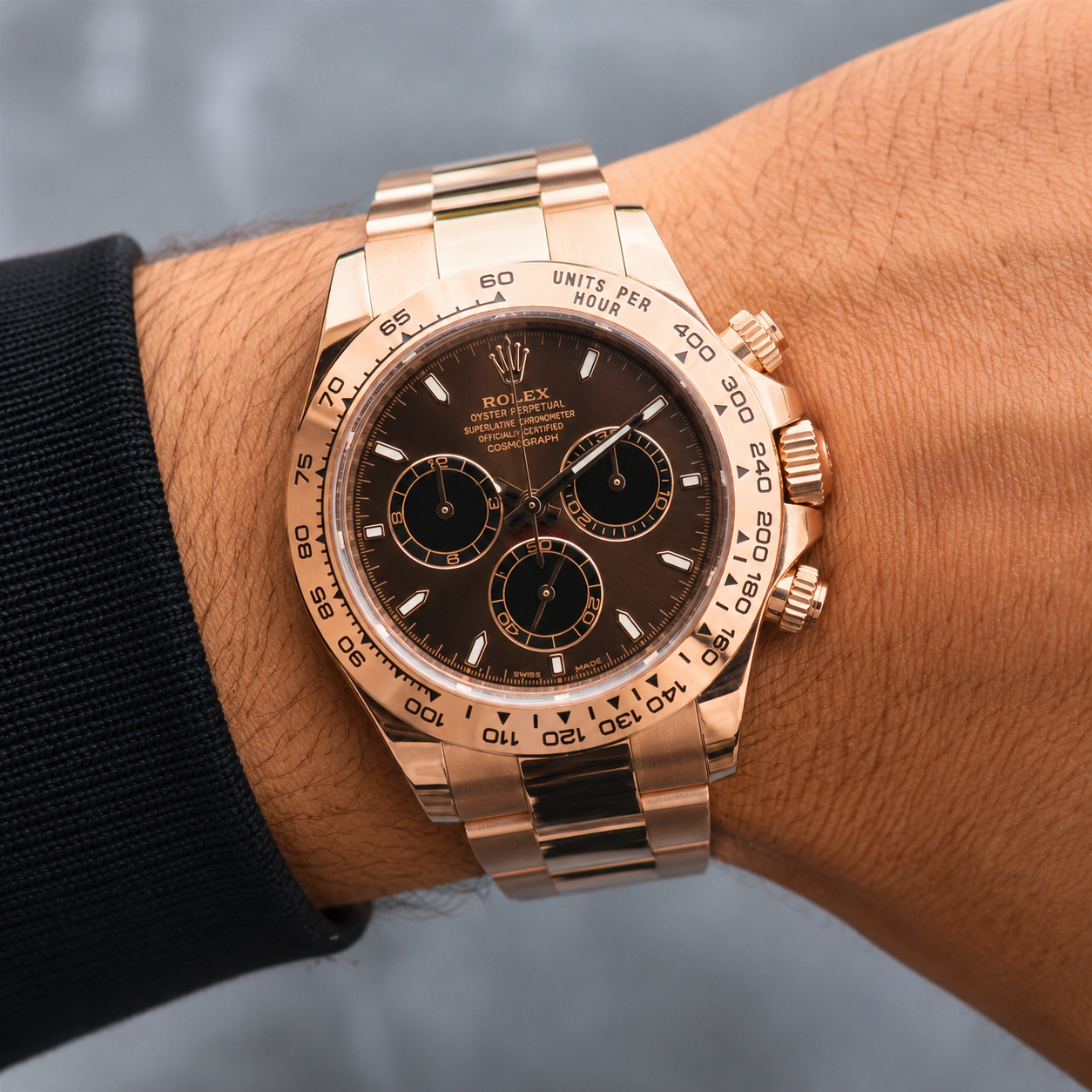 Rolex Cosmograph Daytona "Chocolate Dial" Everose Gold