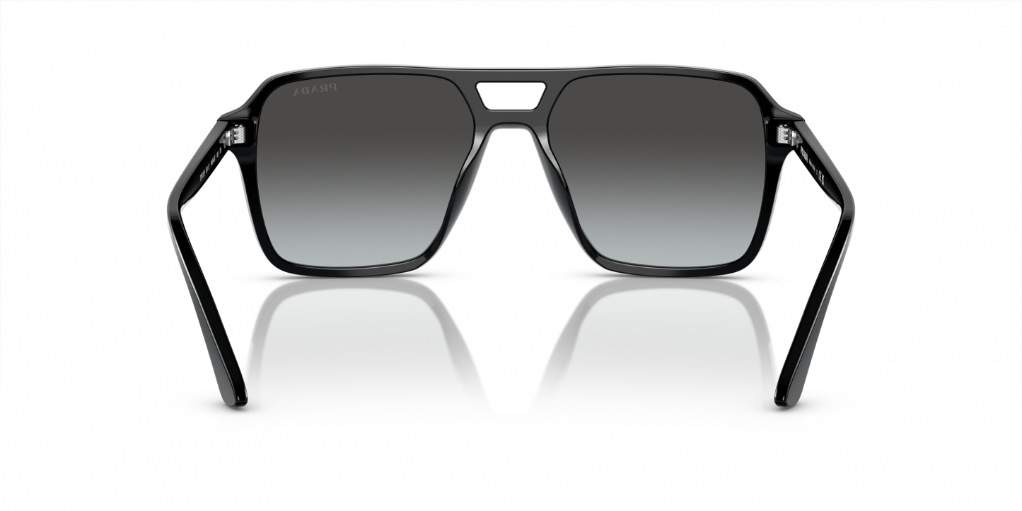 Prada PR 20YS 1AB06T Men's Aviator Sunglasses - Black Sunglasses