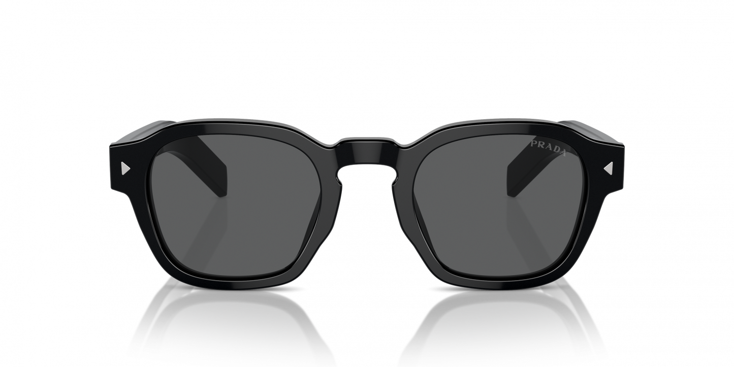Prada PR A16S 16K731 Men's Sunglasses - Black Frame, Dark Grey Lenses