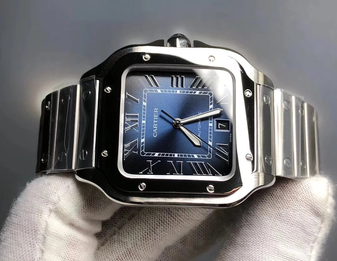 Cartier Santos de Cartier Blue Dial