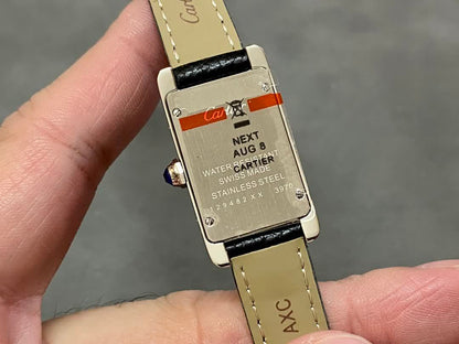 Cartier Tank Americaine Large WGTA0134 Yellow Gold Silver Dial