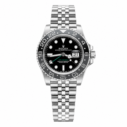 Rolex GMT-Master II 3285 V3 – 126710GRNR 'Bruce Wayne' Stainless Steel Black Dial Jubilee