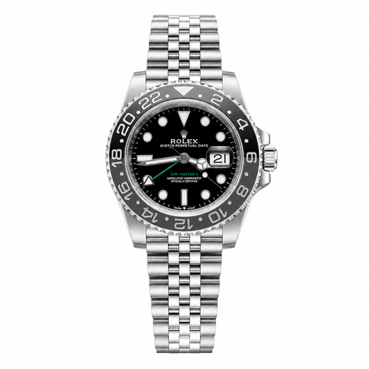 Rolex GMT-Master II 3285 V3 – 126710GRNR 'Bruce Wayne' Stainless Steel Black Dial Jubilee