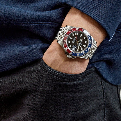 Rolex GMT-Master II 3285 V3 – AAA+ 126710BLRO 'Pepsi' Stainless Steel Black Dial Jubilee (2025)