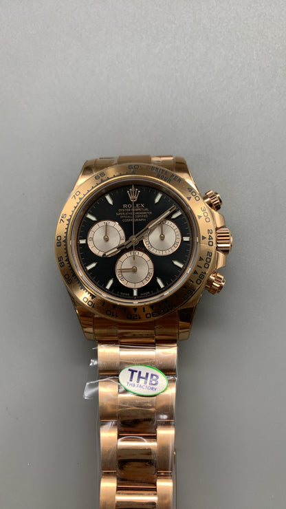 Rolex Daytona 126505 Rose Gold Bright Black Dial (2024)