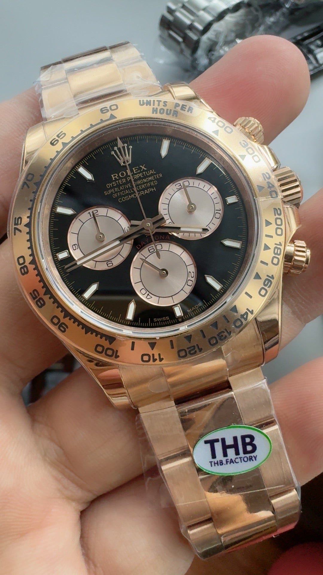 Rolex Daytona 126505 Rose Gold Bright Black Dial (2024)
