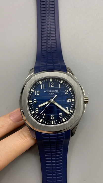 Patek Philippe Aquanaut 3285 V3 – 5168G-001 White Gold Blue Dial (2025)