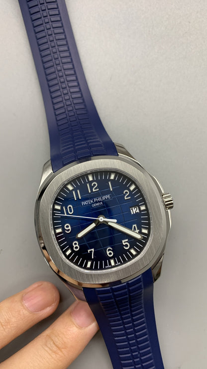 Patek Philippe Aquanaut 3285 V3 – 5168G-001 White Gold Blue Dial (2025)
