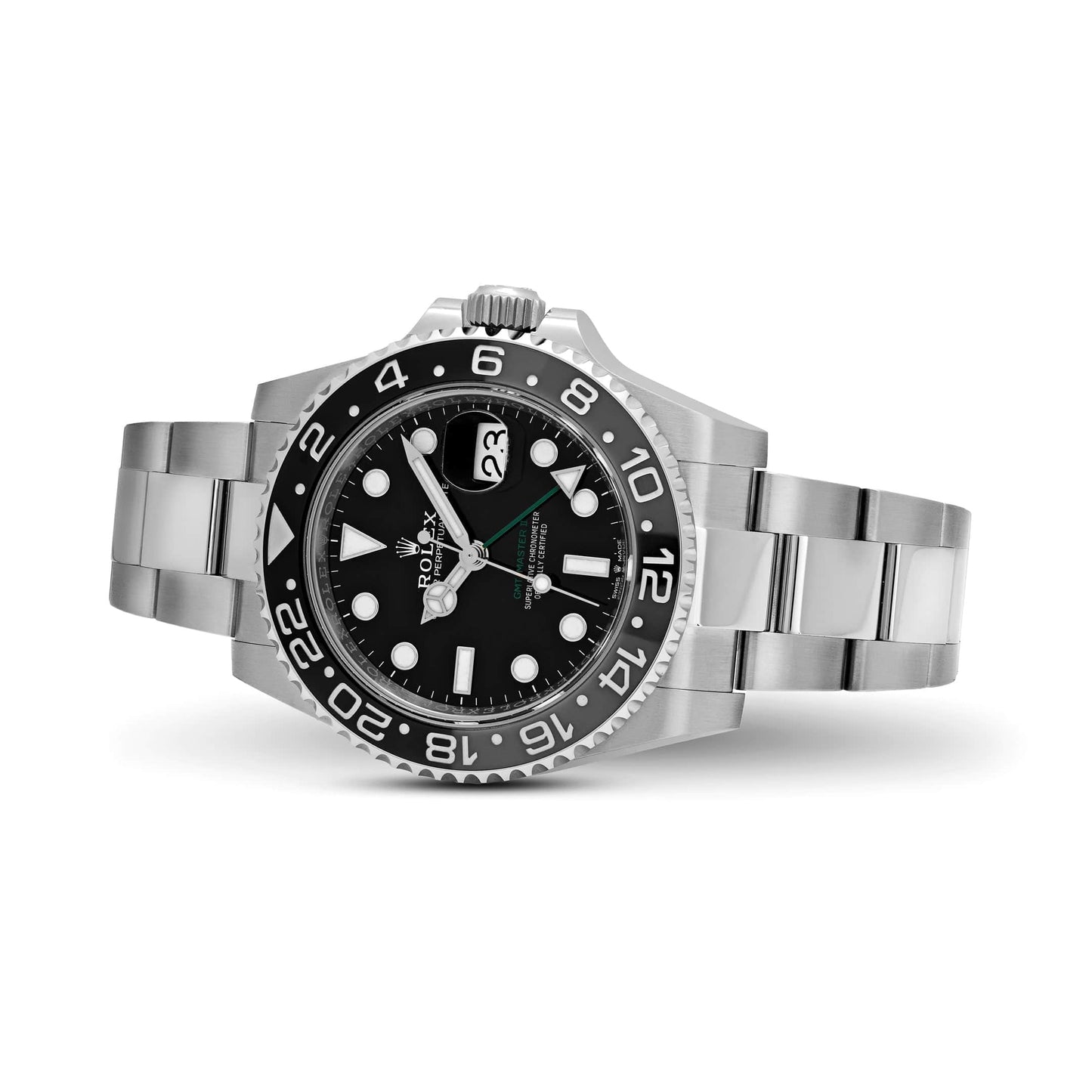 Rolex GMT-Master II 3285 V3 – AAA+ 126710GRNR 'Bruce Wayne' Stainless Steel Black Dial Oyster (2025)