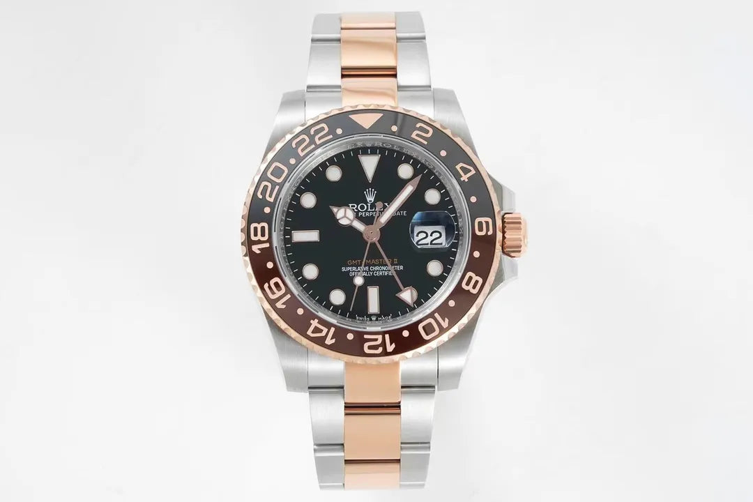 Rolex GMT-Master II 126711CHNR 'Root Beer' Stainless Steel Rose Gold Black Dial (2021)