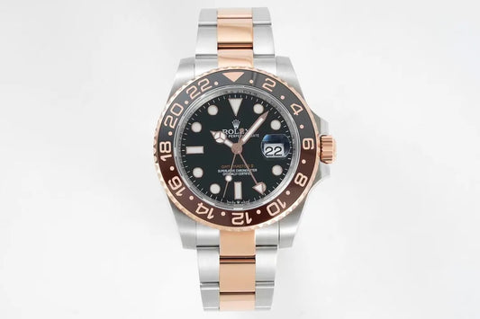 Rolex GMT-Master II 126711CHNR 'Root Beer' Stainless Steel Rose Gold Black Dial (2021)