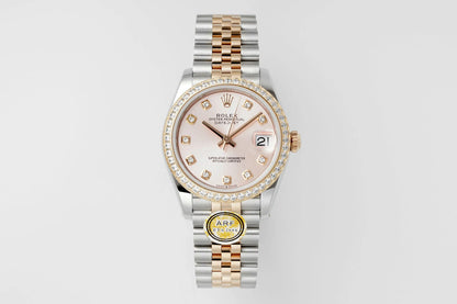 Rolex Datejust 31 278271 'Ladies' Stainless Steel Rose Gold Silver Diamond Dial (2024)