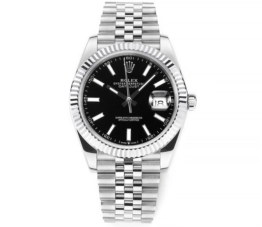 Rolex Datejust 41 126300 Stainless Steel Black Dial Jubilee