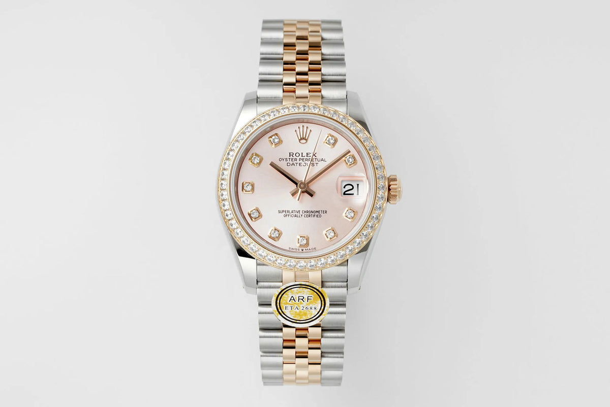 Rolex Datejust 31 278271 'Ladies' Stainless Steel Rose Gold Silver Diamond Dial (2024)