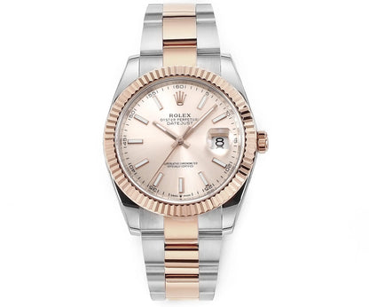 Rolex Datejust 41 126331 Rose Gold Stainless Steel Sundust Dial Jubilee (2024)