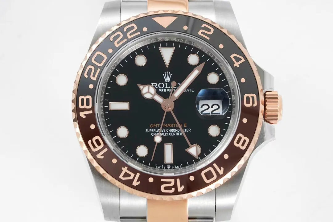 Rolex GMT-Master II 126711CHNR 'Root Beer' Stainless Steel Rose Gold Black Dial (2021)