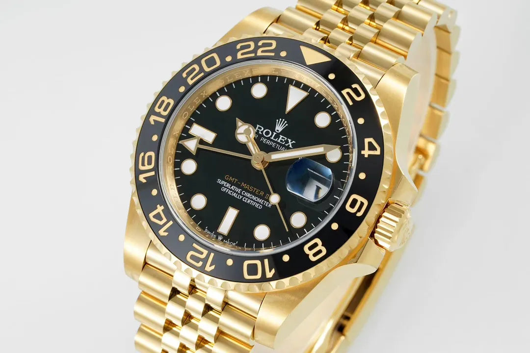 Rolex GMT-Master II 3285 V3 – 126718GRNR Yellow Gold Black Dial Jubilee (2023)