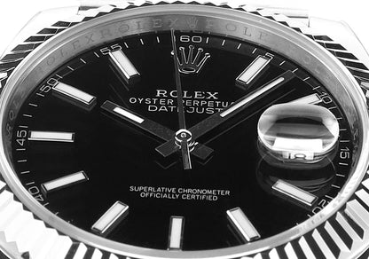 Rolex Datejust 41 126300 Stainless Steel Black Dial Jubilee