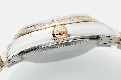 Rolex Datejust 31 278271 'Ladies' Stainless Steel Rose Gold Silver Diamond Dial (2024)